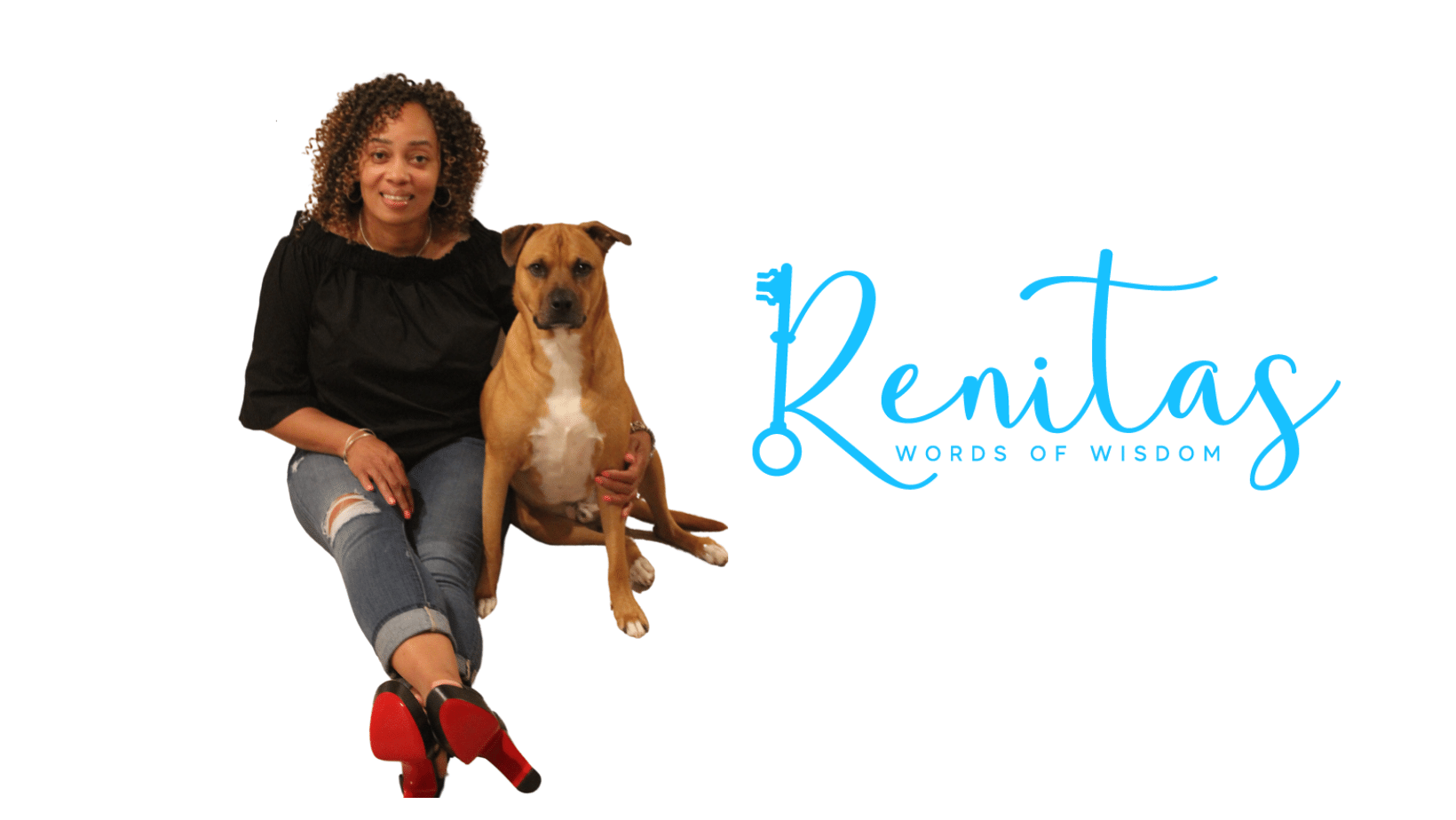 Picture of Renita and dog